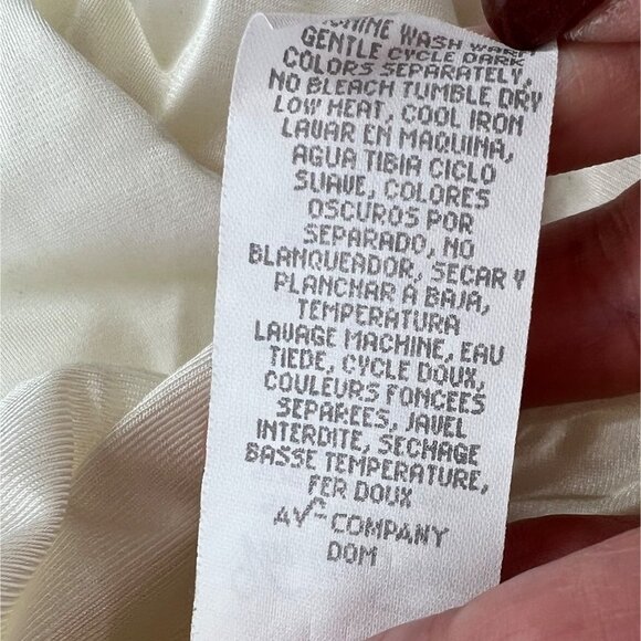 Vintage Vanity Fair Slip 100% Nylon Midi Length Off White Slit Made in USA - Picture 5 of 7